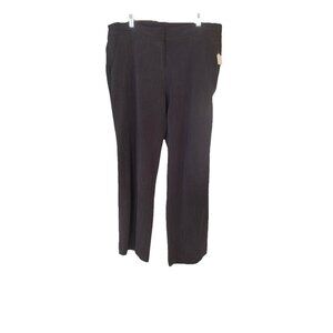 Rafaella Women / Washable High Rise Casual Dress Pants  / Plus Size 14